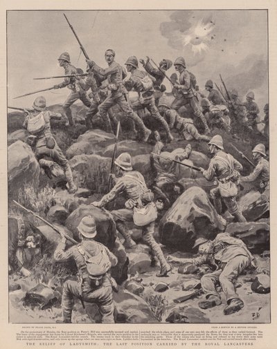 Le soulagement de Ladysmith, la dernière position prise par les Royal Lancasters - Frank Dadd